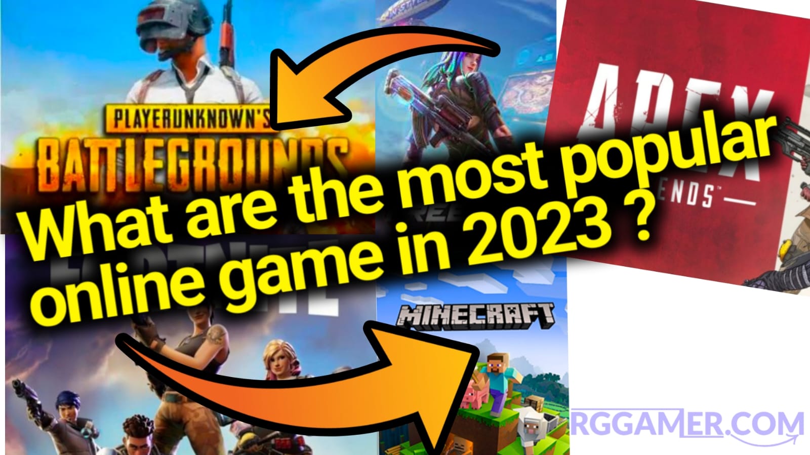 What are the most popular online game in 2023 ? RG GAMER