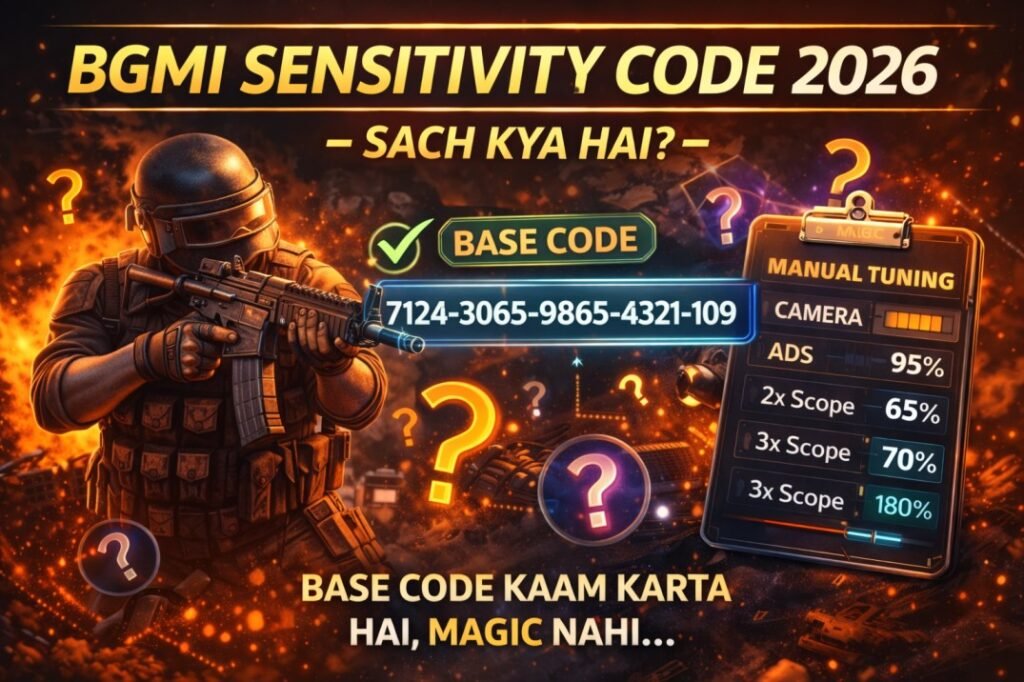 BGMI Sensitivity Code 2026