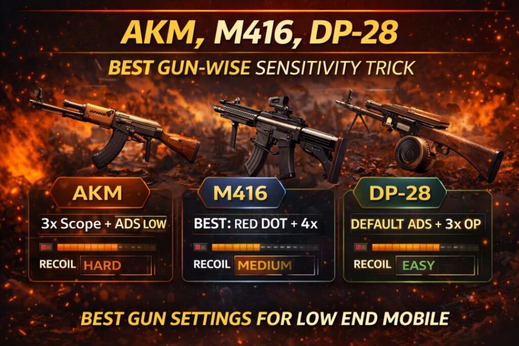 BGMI Sensitivity Code 2026